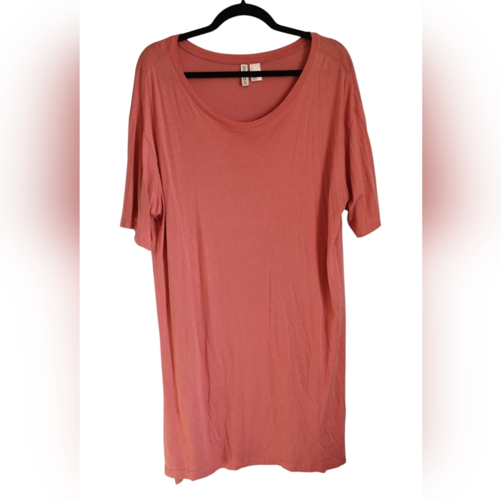 Coral T-shirt Dress Size Large